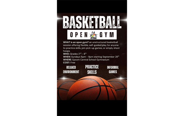 Basketball Open Gym Available!